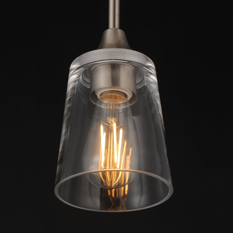 Maxim 92880CLSN Hudson Mini Pendant | Satin Nickel
