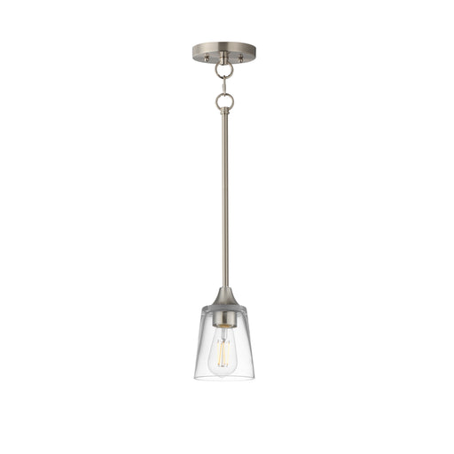 Maxim 92880CLSN Hudson Mini Pendant | Satin Nickel