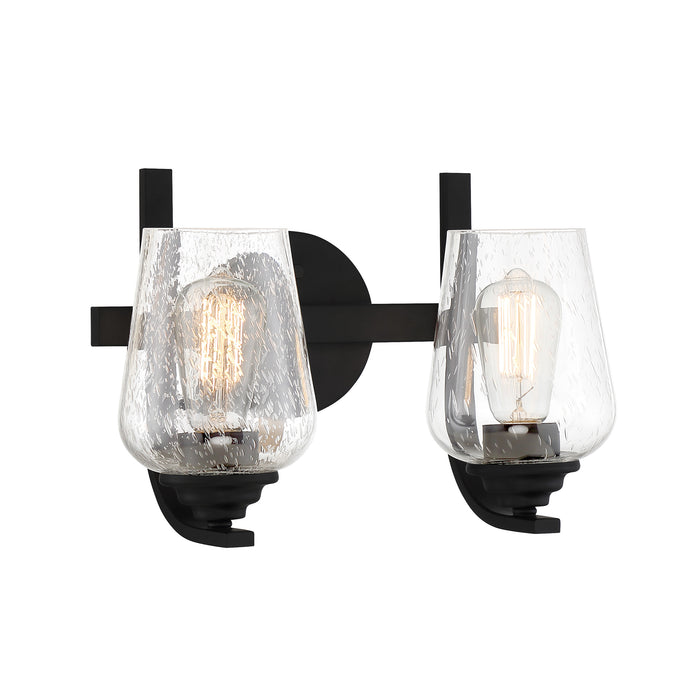 Minka Lavery Shyloh 2 Light Bathroom Vanity Light-Coal