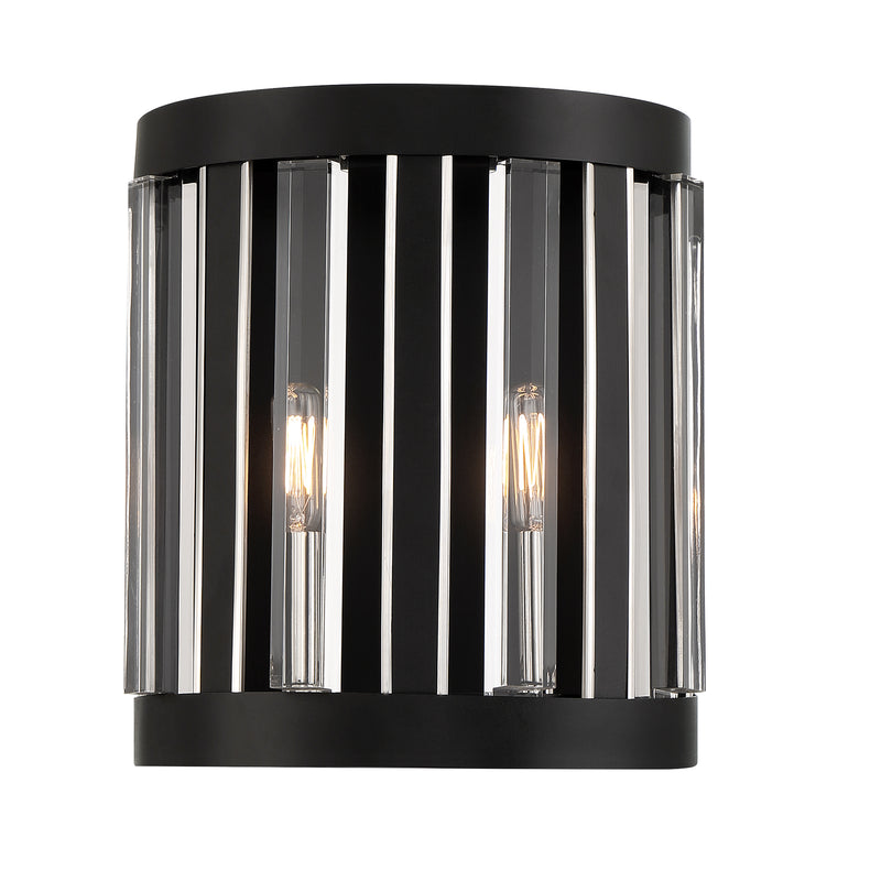 Minka Lavery Majestic Splendor 2 Lights Wall Sconce-Sand Coal - ALCOVE LIGHTING