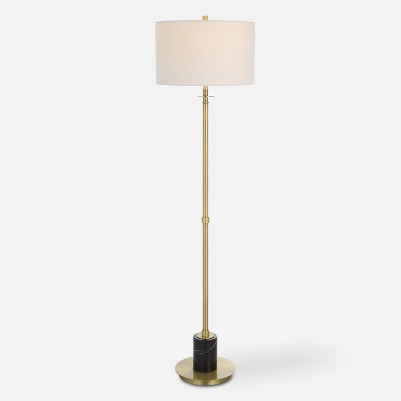 Uttermost Guard Brass Floor Lamp - ALCOVE LIGHTING