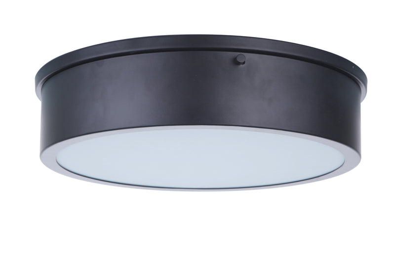 Craftmade X6713-FB-LED Fenn 1 Light 13" LED Flush Mount -Flat Black