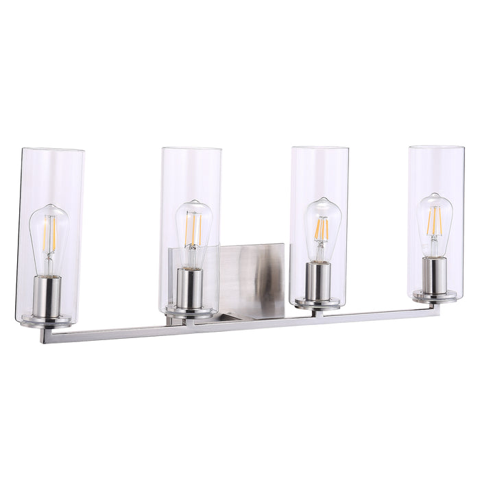 Minka Lavery Acacia 4 Light Bathroom Vanity Light-Brushed Nickel