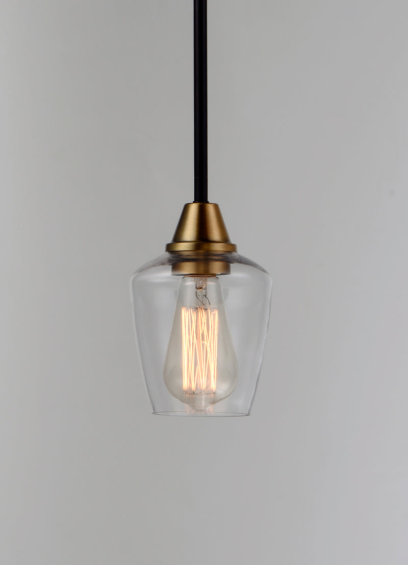 Maxim 96120CLBZAB Goblet 1 Light Mini Pendant | Bronze / Antique Brass