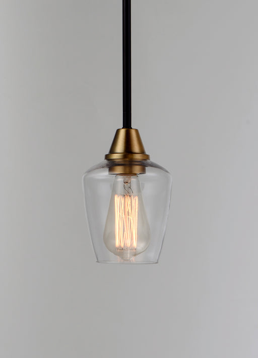 Maxim 96120CLBZAB Goblet 1 Light Mini Pendant | Bronze / Antique Brass