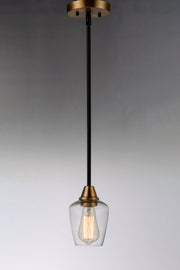 Maxim 96120CLBZAB Goblet 1 Light Mini Pendant | Bronze / Antique Brass