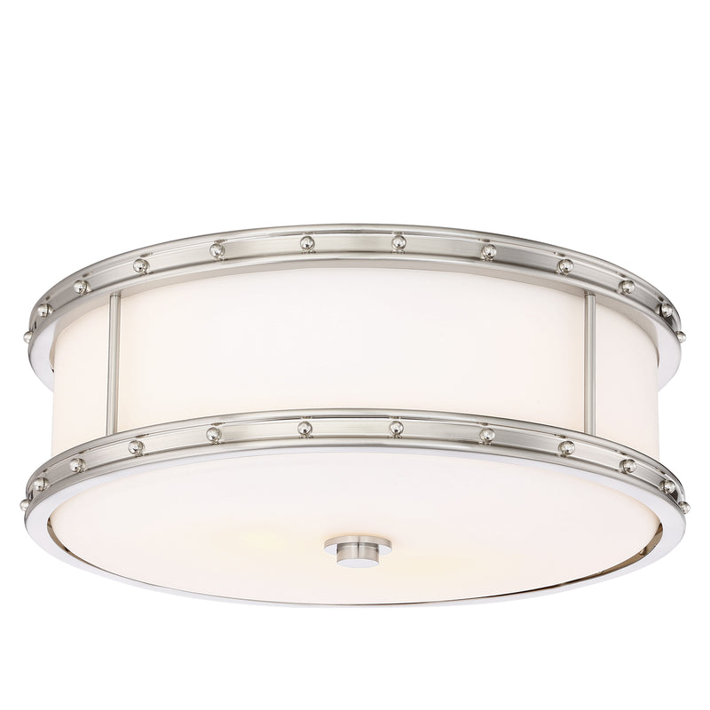 Minka Lavery 15.5" LED Flush Mount-Brushed Nickel