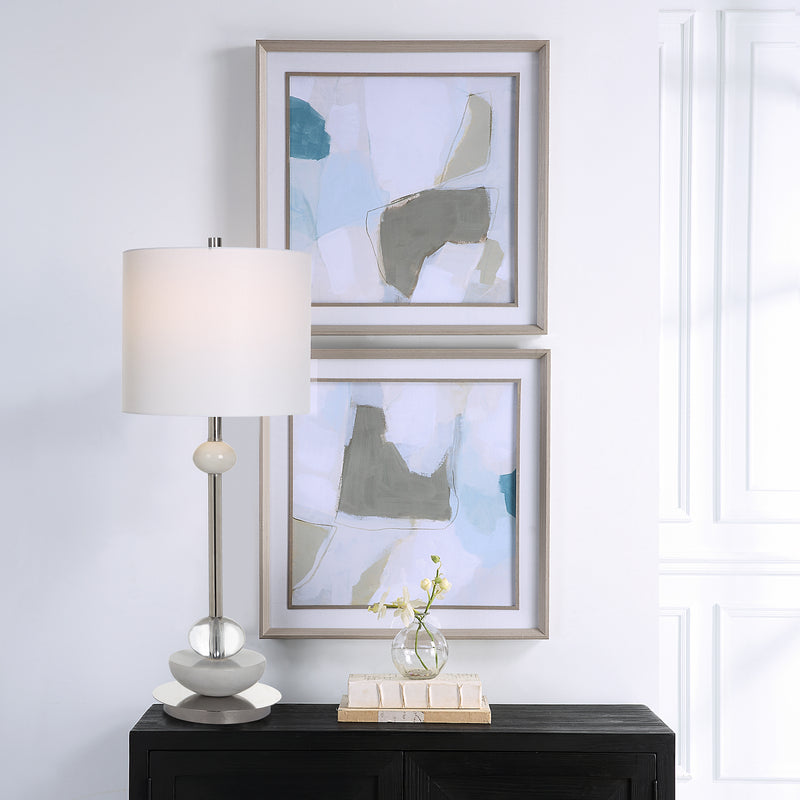 Uttermost Mist Shapes Framed Prints, Set/2 - ALCOVE LIGHTING