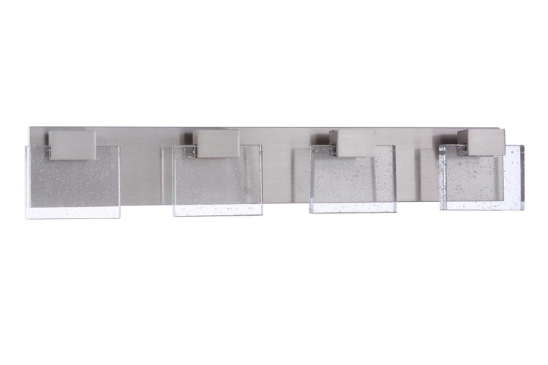 Craftmade 15929BNK-LED Alamere 4 Light LED Bathroom Vanity Light -Brushed Polished Nickel