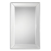 Vistella Mirror | Modern Rectangle Frameless Bathroom Vanity Mirror Mounted Vertical or Horizontal (22 in. W x 34 in. H x 1 in. D)