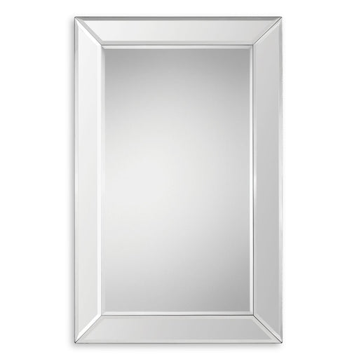 Vistella Mirror | Modern Rectangle Frameless Bathroom Vanity Mirror Mounted Vertical or Horizontal (22 in. W x 34 in. H x 1 in. D)