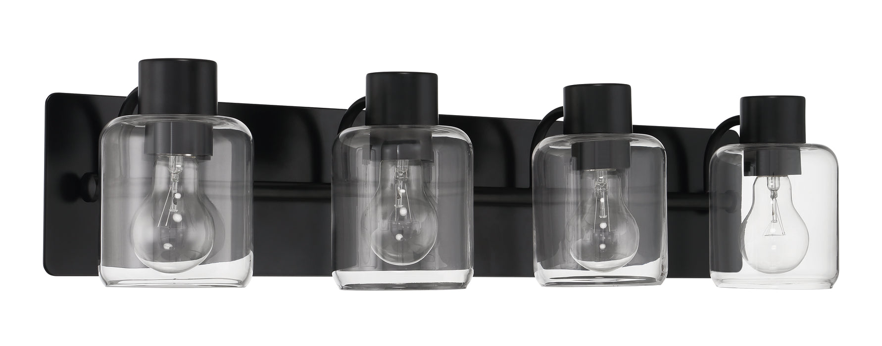 Craftmade 17728FB4 Rori 4 Light Vanity -Flat Black