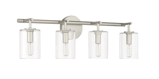 Craftmade 55604-SN Hailie 4 Light Vanity -Satin Nickel - ALCOVE LIGHTING
