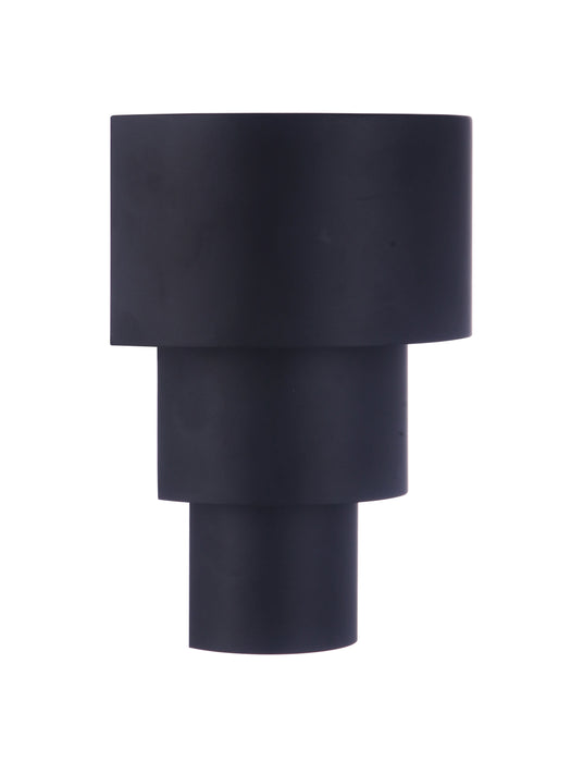 Craftmade ZA5112-MN-LED Midtown 1 Light Medium Outdoor 3 Tiered LED Wall Mount -Midnight