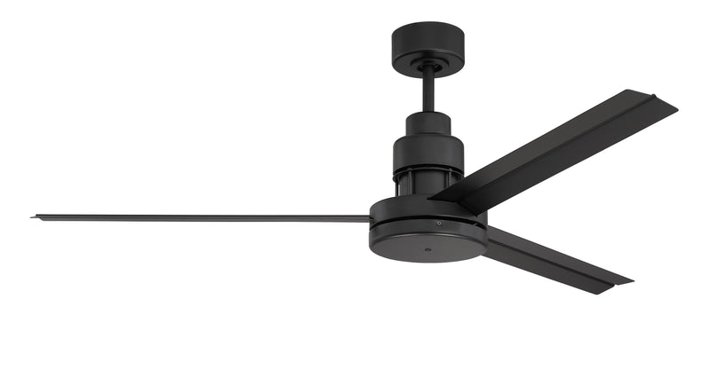 Craftmade MND54FB3 Mondo 54 Outdoor Ceiling Fan -Flat Black