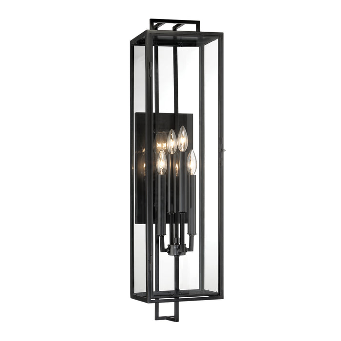 Minka Lavery Great Outdoors Knoll Road 4 Light Outdoor Wall Mount-Coal