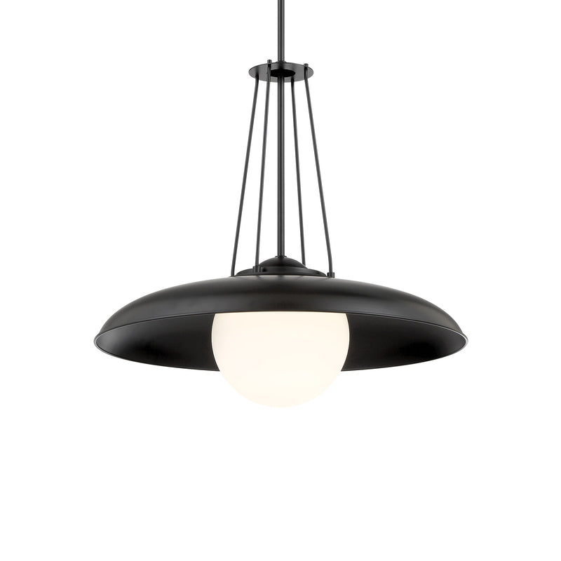 Minka Lavery Schooner Ridge 1 Light Pendant-Coal