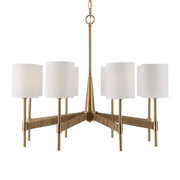 Uttermost Lautoka Rattan 8 Light Chandelier - ALCOVE LIGHTING
