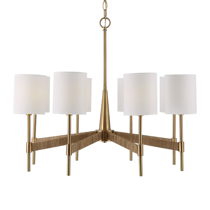 Uttermost Lautoka Rattan 8 Light Chandelier