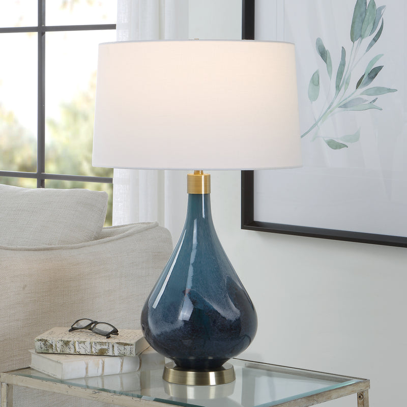 Uttermost Riviera Art Glass Table Lamp - ALCOVE LIGHTING