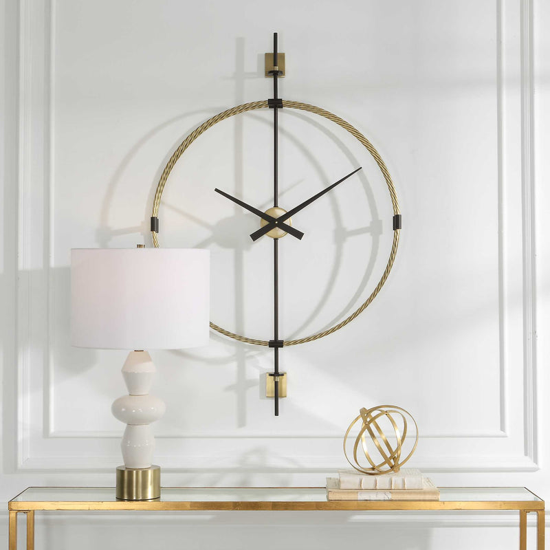 Uttermost 06106 Time Flies Modern Wall Clock