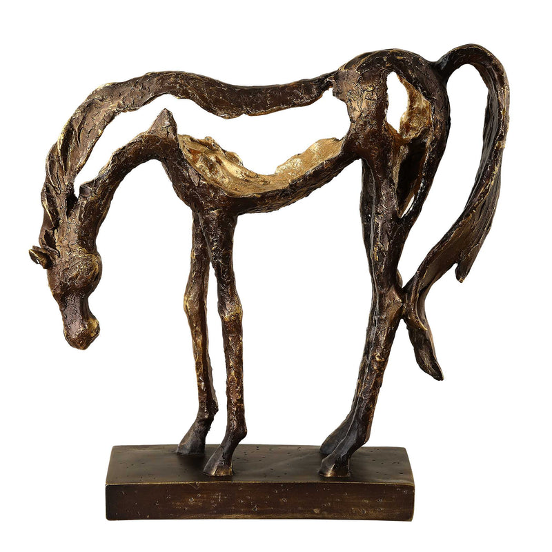 Uttermost 18141 Openly Grazing Horse Sculpture