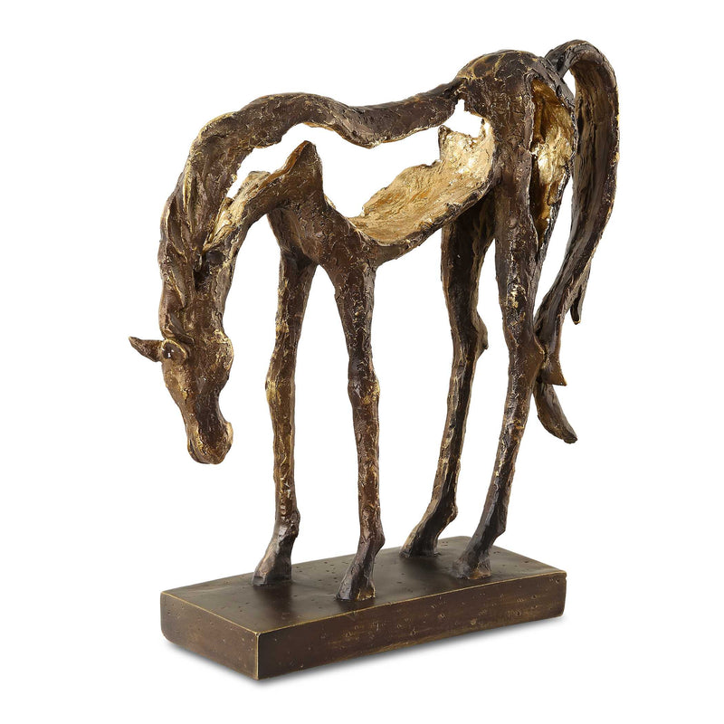 Uttermost 18141 Openly Grazing Horse Sculpture