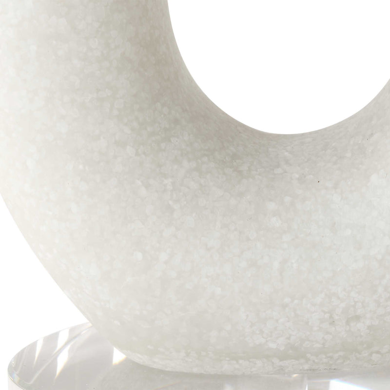 Uttermost 18160 Feamelo Ivory Stone Candleholders Set/2