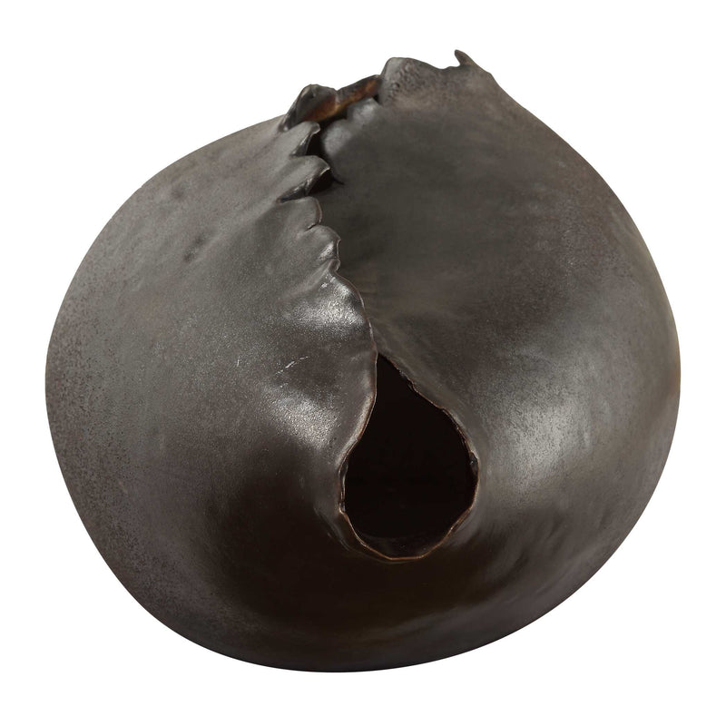 Uttermost 18152 Blossom Bronzed Metallic Vase