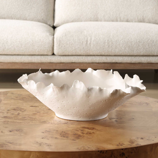 Uttermost 18154 Blossom Short Off-white Bowl