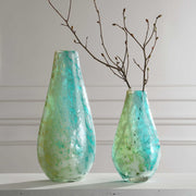 Uttermost 18157 High Tide Glass Vases Set/2