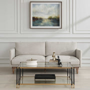 Uttermost 18165 Luxe White Shagreen Round Box