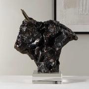 Uttermost 18148 Bison Bust Bronze Sculpture