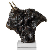 Uttermost 18148 Bison Bust Bronze Sculpture