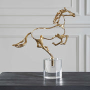 Uttermost 18146 Gallop Gold Sculpture