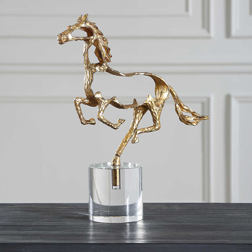 Uttermost 18146 Gallop Gold Sculpture
