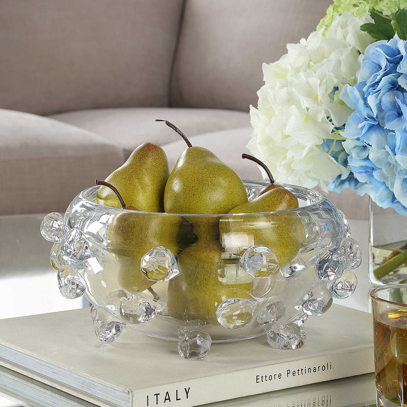 Uttermost 18181 Aura Clear Glass Bowl