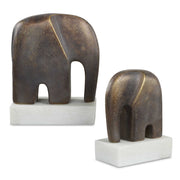 Uttermost 18195 Timeless Tusk Bronze Sculptures Set/2