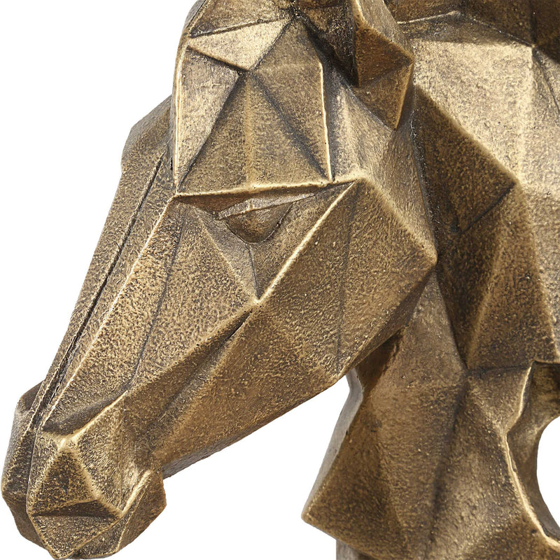Uttermost 18185 Chiseled Horse Bust Sculpture