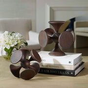 Uttermost 17132 Balanced Harmony Dark Wooden Sculptures Set/2