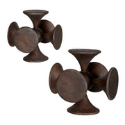 Uttermost 17132 Balanced Harmony Dark Wooden Sculptures Set/2
