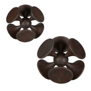 Uttermost 17132 Balanced Harmony Dark Wooden Sculptures Set/2