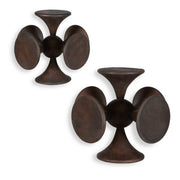 Uttermost 17132 Balanced Harmony Dark Wooden Sculptures Set/2