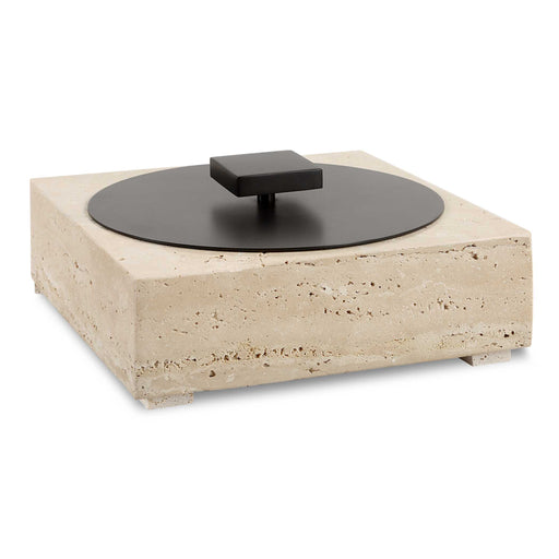 Uttermost 18196 Natural Luxe Travertine Box