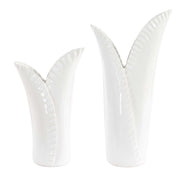Uttermost 18222 Leafscape White Vases Set/2