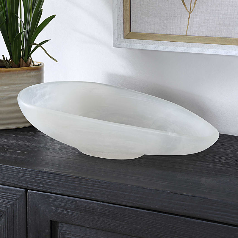 Uttermost 18220 Marchena White Bowl