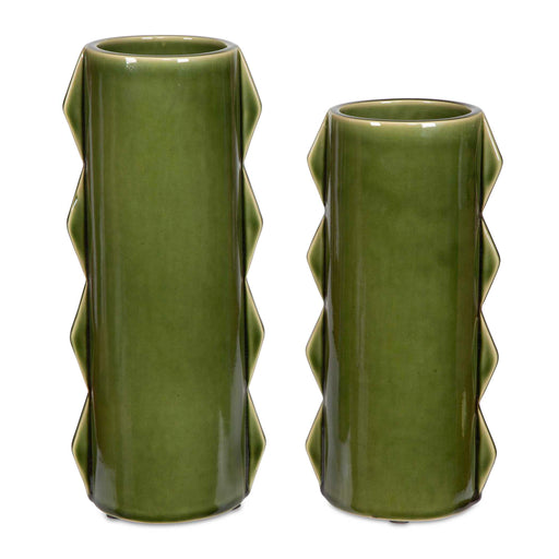 Uttermost 18216 Meander Green Vases Set/2
