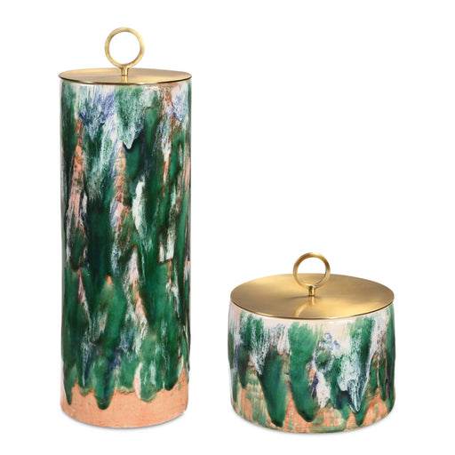Uttermost 18228 Sylvie Ceramic Containers Set/2