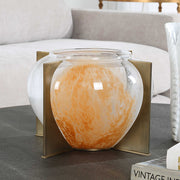 Uttermost 18183 Amber Swirl Vase