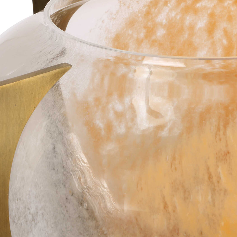 Uttermost 18183 Amber Swirl Vase